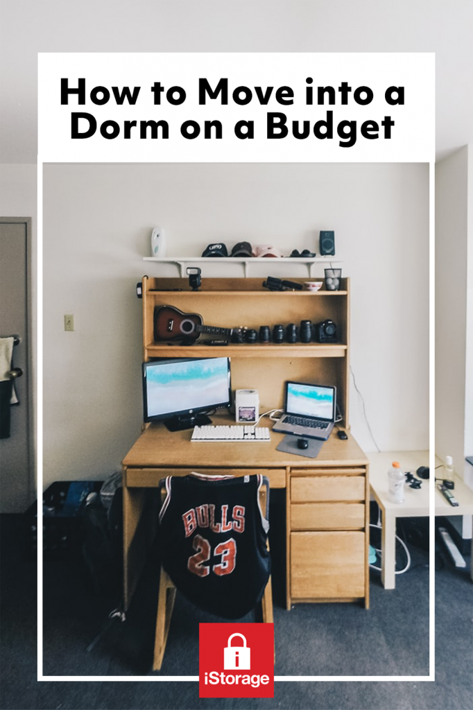 how to move into a dorm on a budget