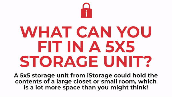 5x5 Storage Unit Size: What Can You Fit?